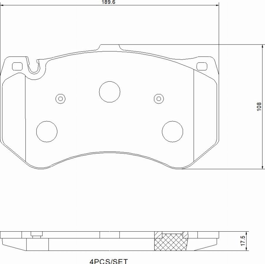 Brembo P 50 178 - Bremžu uzliku kompl., Disku bremzes www.autospares.lv