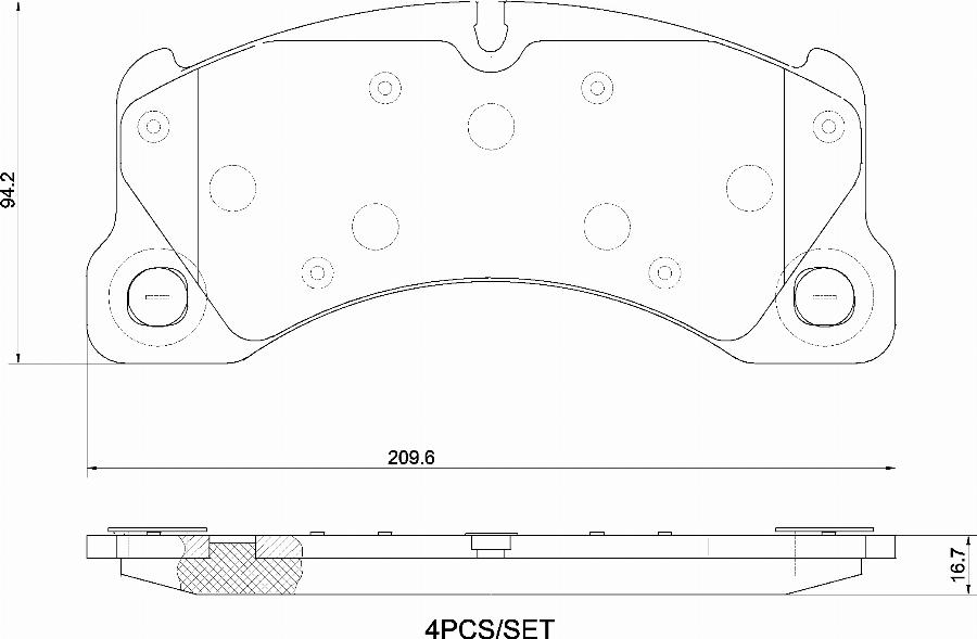 Brembo P65053N - Bremžu uzliku kompl., Disku bremzes www.autospares.lv