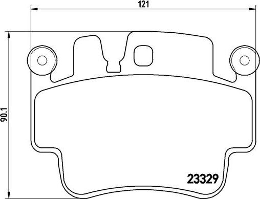 Brembo P 65 009 - Bremžu uzliku kompl., Disku bremzes autospares.lv