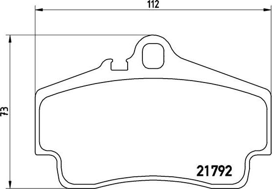 Brembo P 65 008 - Тормозные колодки, дисковые, комплект www.autospares.lv