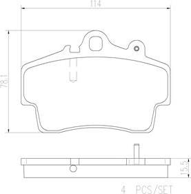 Brembo P65007N - Bremžu uzliku kompl., Disku bremzes www.autospares.lv