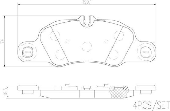 Brembo P65019N - Bremžu uzliku kompl., Disku bremzes www.autospares.lv