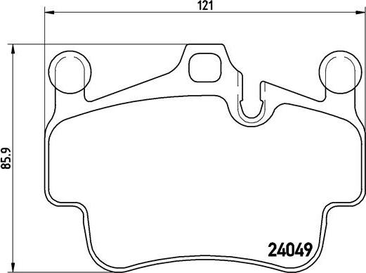 Brembo P 65 014 - Bremžu uzliku kompl., Disku bremzes www.autospares.lv