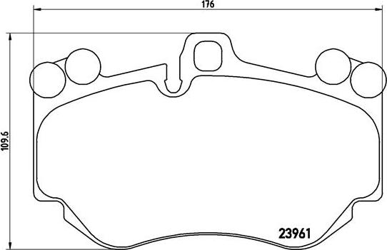 Brembo P 65 016 - Bremžu uzliku kompl., Disku bremzes www.autospares.lv