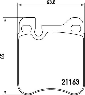 Brembo P 65 010 - Brake Pad Set, disc brake www.autospares.lv