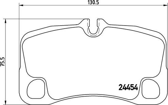 Brembo P 65 013 - Bremžu uzliku kompl., Disku bremzes autospares.lv