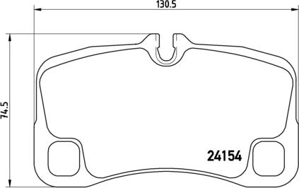 Brembo P 65 012 - Bremžu uzliku kompl., Disku bremzes autospares.lv