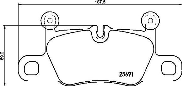 Brembo P 65 031 - Bremžu uzliku kompl., Disku bremzes www.autospares.lv