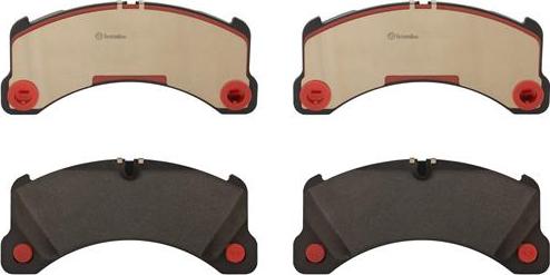 Brembo P65033N - Bremžu uzliku kompl., Disku bremzes www.autospares.lv