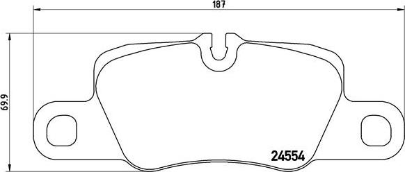 Brembo P 65 020 - Bremžu uzliku kompl., Disku bremzes www.autospares.lv