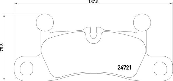 Brembo P 65 027 - Bremžu uzliku kompl., Disku bremzes www.autospares.lv