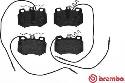 Brembo P 61 041 - Bremžu uzliku kompl., Disku bremzes www.autospares.lv