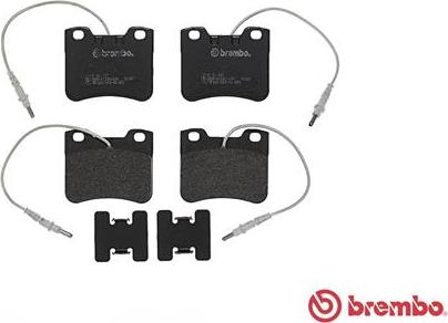 Brembo P 61 047 - Bremžu uzliku kompl., Disku bremzes www.autospares.lv