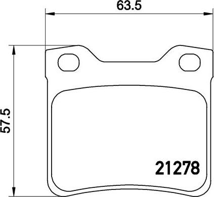 Brembo P 61 058 - Bremžu uzliku kompl., Disku bremzes autospares.lv