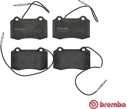 Brembo P 61 064 - Bremžu uzliku kompl., Disku bremzes www.autospares.lv