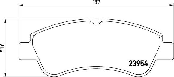 Brembo P 61 066X - Bremžu uzliku kompl., Disku bremzes autospares.lv