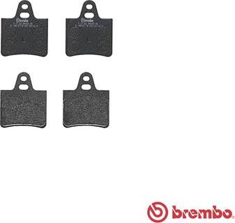 Brembo P 61 062 - Bremžu uzliku kompl., Disku bremzes www.autospares.lv