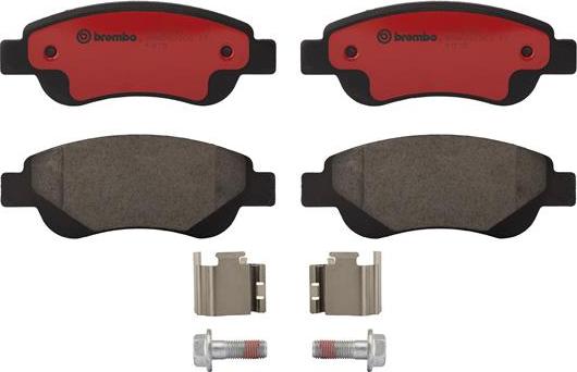 Brembo P61081N - Brake Pad Set, disc brake www.autospares.lv