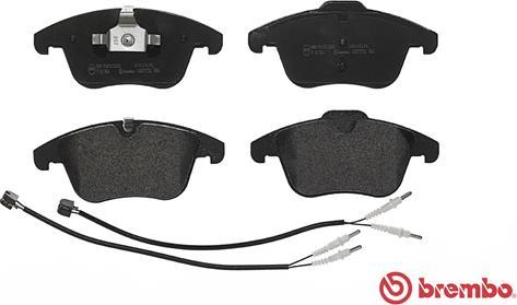 Brembo P 61 106 - Bremžu uzliku kompl., Disku bremzes www.autospares.lv