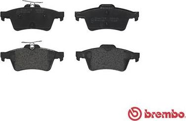 Brembo P 61 110 - Brake Pad Set, disc brake www.autospares.lv