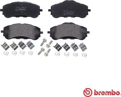 Brembo P 61 120 - Bremžu uzliku kompl., Disku bremzes www.autospares.lv