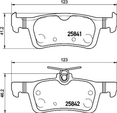 Brembo P 61 121 - Bremžu uzliku kompl., Disku bremzes www.autospares.lv