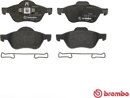 Brembo P 68 048 - Bremžu uzliku kompl., Disku bremzes www.autospares.lv