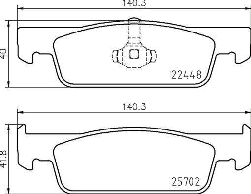 Brembo P 68 069 - Bremžu uzliku kompl., Disku bremzes www.autospares.lv