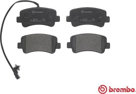 Brembo P 68 063 - Bremžu uzliku kompl., Disku bremzes www.autospares.lv