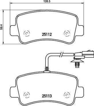 Brembo P 68 063 - Bremžu uzliku kompl., Disku bremzes autospares.lv