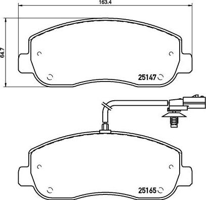 Brembo P 68 062 - Bremžu uzliku kompl., Disku bremzes autospares.lv