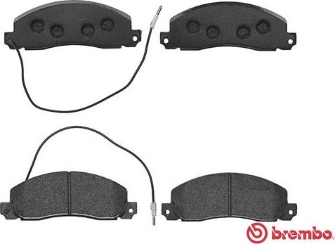 Brembo P 68 006 - Bremžu uzliku kompl., Disku bremzes autospares.lv