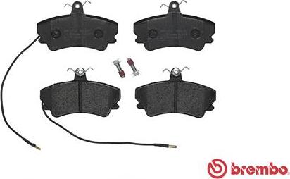 Brembo P 68 019 - Bremžu uzliku kompl., Disku bremzes www.autospares.lv