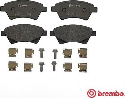 Brembo P 68 034 - Bremžu uzliku kompl., Disku bremzes autospares.lv