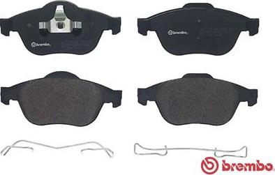 Brembo P 68 030 - Bremžu uzliku kompl., Disku bremzes www.autospares.lv