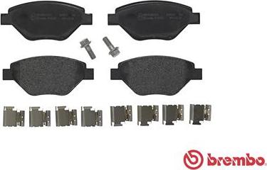 Brembo P 68 031 - Bremžu uzliku kompl., Disku bremzes www.autospares.lv