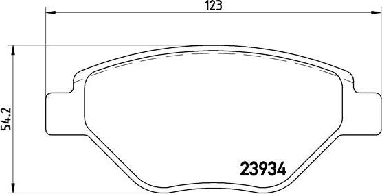 Brembo P 68 031 - Bremžu uzliku kompl., Disku bremzes www.autospares.lv