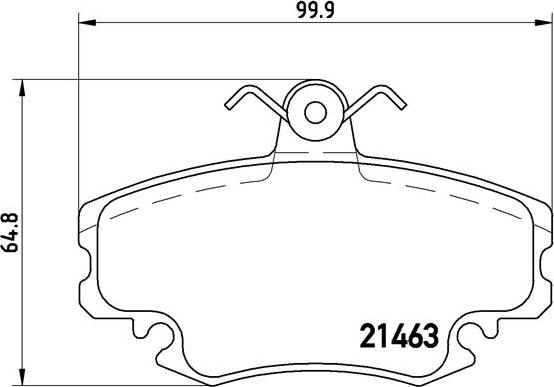 Brembo P 68 038 - Brake Pad Set, disc brake www.autospares.lv