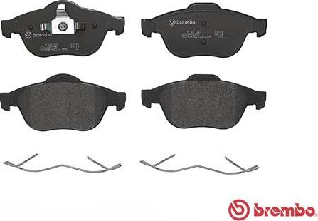 Brembo P 68 032 - Тормозные колодки, дисковые, комплект www.autospares.lv