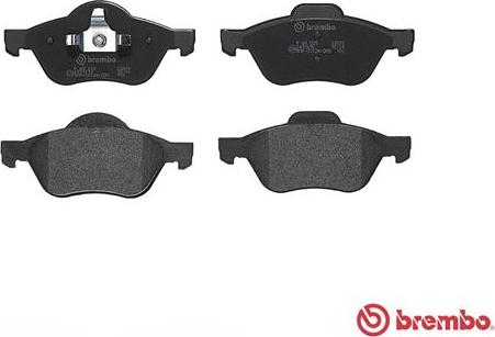 Brembo P 68 029 - Bremžu uzliku kompl., Disku bremzes autospares.lv