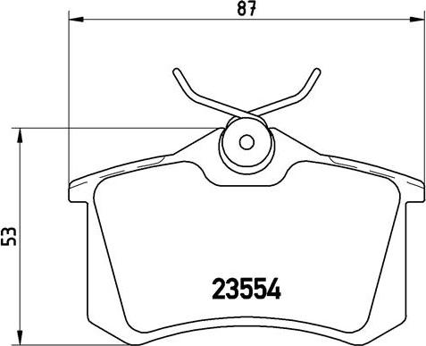 Brembo P 68 024X - Brake Pad Set, disc brake www.autospares.lv