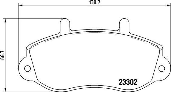 Brembo P 68 025 - Bremžu uzliku kompl., Disku bremzes www.autospares.lv