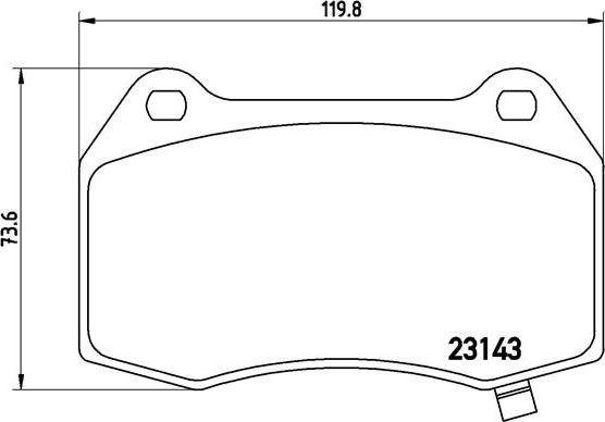 Brembo P 09 003 - Bremžu uzliku kompl., Disku bremzes www.autospares.lv