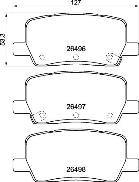 Brembo P 09 032 - Bremžu uzliku kompl., Disku bremzes www.autospares.lv