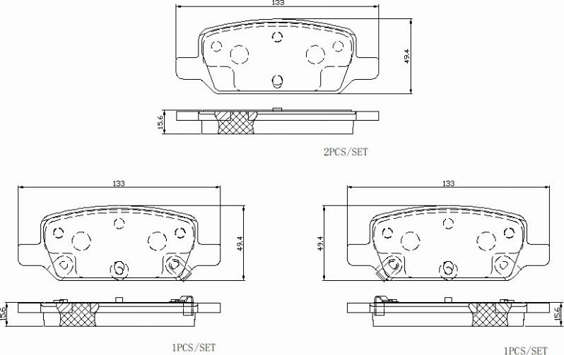 Brembo P 09 027E - Bremžu uzliku kompl., Disku bremzes www.autospares.lv