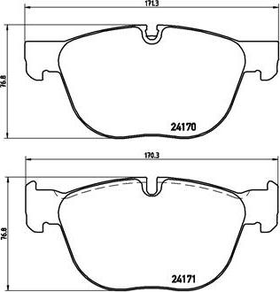 Brembo P 06 049X - Тормозные колодки, дисковые, комплект www.autospares.lv