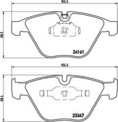 Brembo P 06 045 - Brake Pad Set, disc brake www.autospares.lv