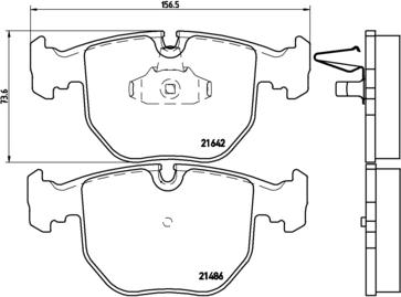 Brembo P 06 048 - Bremžu uzliku kompl., Disku bremzes www.autospares.lv