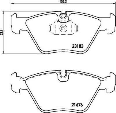 Brembo P 06 043X - Bremžu uzliku kompl., Disku bremzes autospares.lv