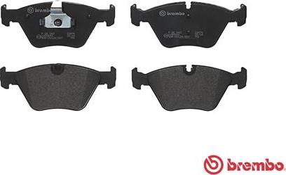 Brembo P 06 042 - Bremžu uzliku kompl., Disku bremzes www.autospares.lv